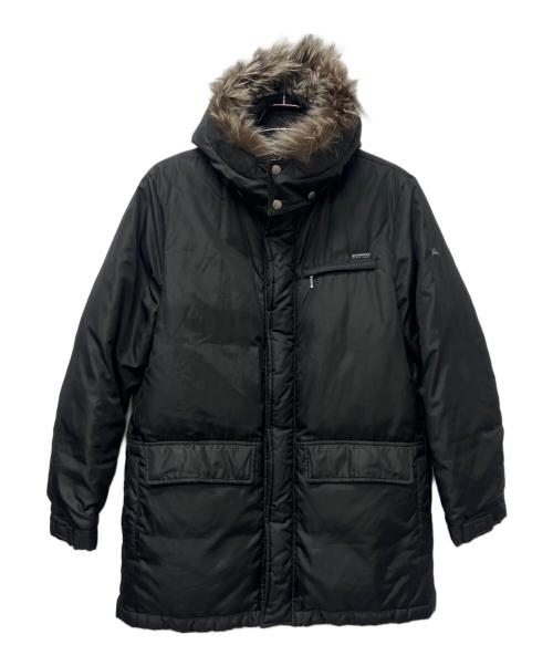 BURBERRY BLACK LABEL（バーバリーブラックレーベル）BURBERRY BLACK LABEL (バーバリーブラックレーベル) フーデッドダウンジャケット ブラック サイズ:Ｍの古着・服飾アイテム