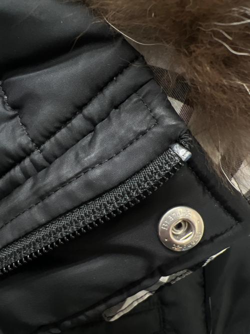 BURBERRY BLACK LABEL（バーバリーブラックレーベル）BURBERRY BLACK LABEL (バーバリーブラックレーベル) フーデッドダウンジャケット ブラック サイズ:Ｍの古着・服飾アイテム