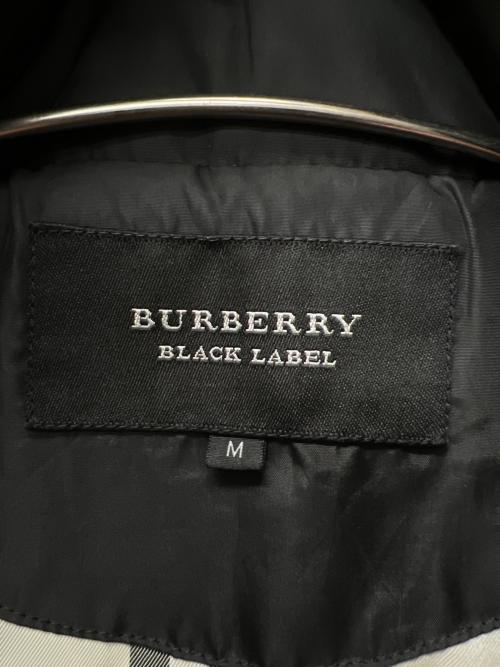 BURBERRY BLACK LABEL（バーバリーブラックレーベル）BURBERRY BLACK LABEL (バーバリーブラックレーベル) フーデッドダウンジャケット ブラック サイズ:Ｍの古着・服飾アイテム