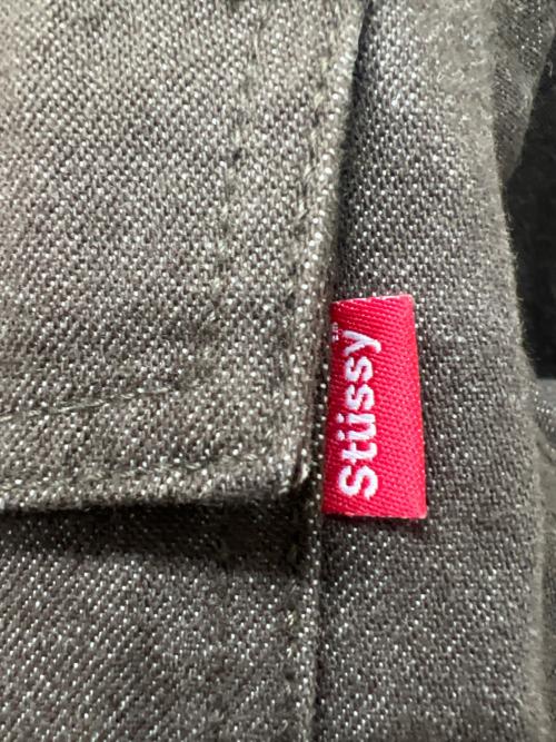 stussy（ステューシー）stussy (ステューシー) ボアジャケット ブラウン サイズ:Ｍの古着・服飾アイテム