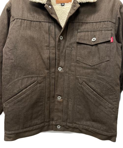 stussy（ステューシー）stussy (ステューシー) ボアジャケット ブラウン サイズ:Ｍの古着・服飾アイテム