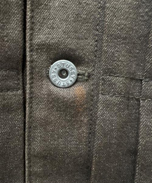 stussy（ステューシー）stussy (ステューシー) ボアジャケット ブラウン サイズ:Ｍの古着・服飾アイテム