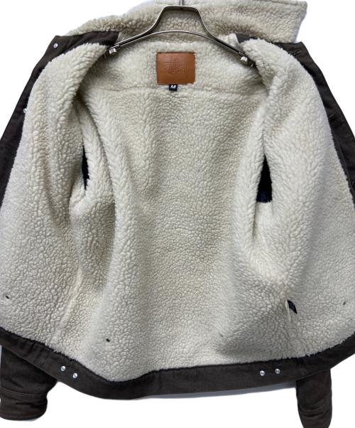 stussy（ステューシー）stussy (ステューシー) ボアジャケット ブラウン サイズ:Ｍの古着・服飾アイテム