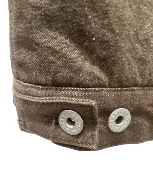 stussy（ステューシー）stussy (ステューシー) ボアジャケット ブラウン サイズ:Ｍの古着・服飾アイテム