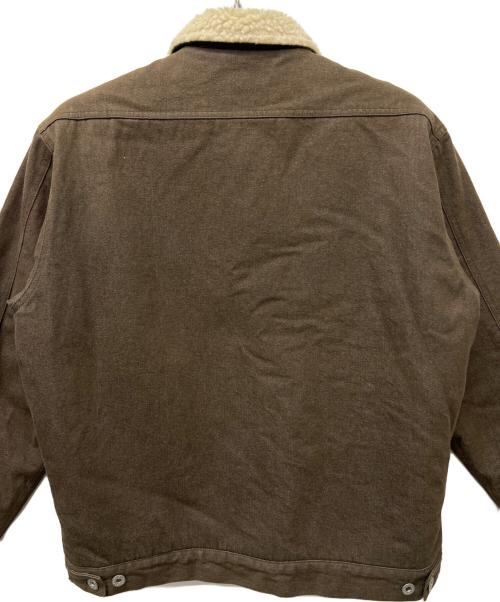 stussy（ステューシー）stussy (ステューシー) ボアジャケット ブラウン サイズ:Ｍの古着・服飾アイテム
