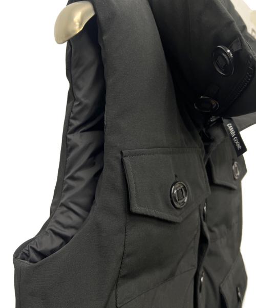 CANADA GOOSE（カナダグース）CANADA GOOSE (カナダグース) モントリオールダウンベスト ブラック サイズ:Ｍの古着・服飾アイテム