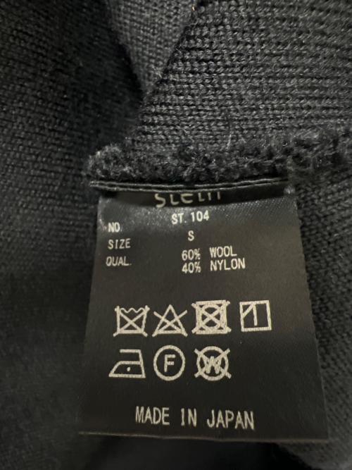 stein（シュタイン）stein (シュタイン) 厚手ニット ブラック サイズ:Ｓの古着・服飾アイテム