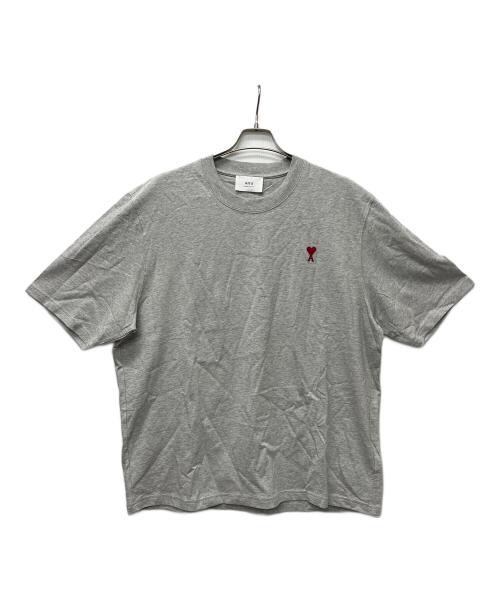 AMI PARIS（アミ パリス）AMI PARIS (アミ パリス) 半袖カットソー グレー サイズ:ＸＬの古着・服飾アイテム