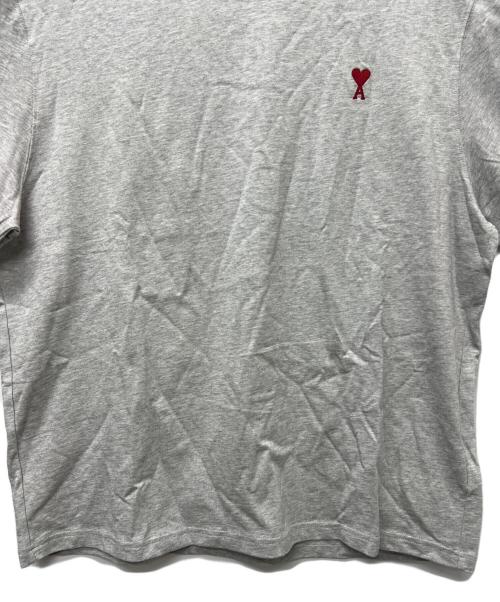 AMI PARIS（アミ パリス）AMI PARIS (アミ パリス) 半袖カットソー グレー サイズ:ＸＬの古着・服飾アイテム