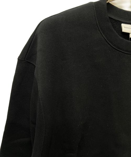 maison kitsune（メゾンキツネ）maison kitsune (メゾンキツネ) クルーネックスウェット ブラック サイズ:ＸＬの古着・服飾アイテム