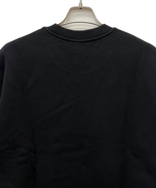 maison kitsune（メゾンキツネ）maison kitsune (メゾンキツネ) クルーネックスウェット ブラック サイズ:ＸＬの古着・服飾アイテム