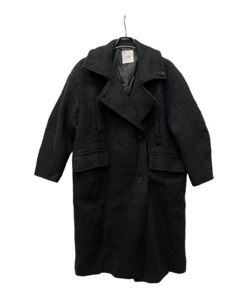 CLANE（クラネ）CLANE (クラネ) SHORT SHAGGY COCOON OVER COAT ブラック サイズ:１の古着・服飾アイテム