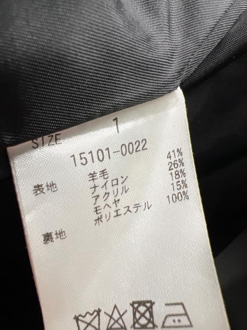 CLANE（クラネ）CLANE (クラネ) SHORT SHAGGY COCOON OVER COAT ブラック サイズ:１の古着・服飾アイテム