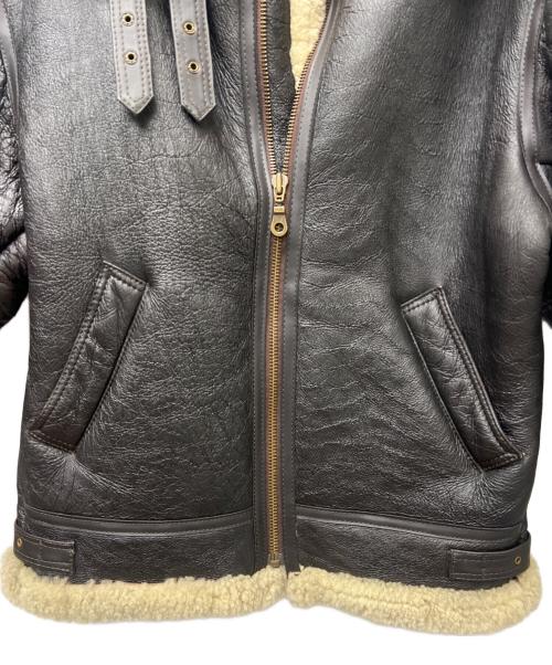 TEODEM（テオデム）TEODEM (テオデム) ムートンジャケット ブラウン サイズ:ＸＬの古着・服飾アイテム