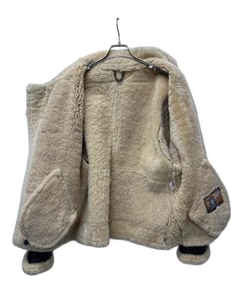 TEODEM（テオデム）TEODEM (テオデム) ムートンジャケット ブラウン サイズ:ＸＬの古着・服飾アイテム