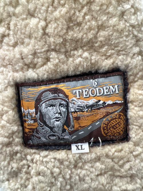 TEODEM（テオデム）TEODEM (テオデム) ムートンジャケット ブラウン サイズ:ＸＬの古着・服飾アイテム