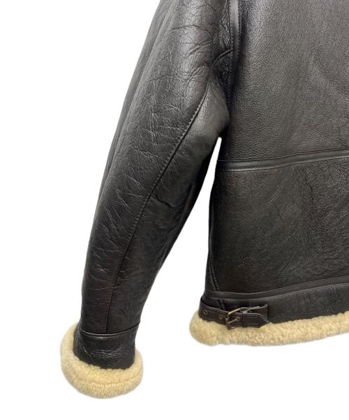 TEODEM（テオデム）TEODEM (テオデム) ムートンジャケット ブラウン サイズ:ＸＬの古着・服飾アイテム