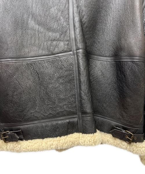 TEODEM（テオデム）TEODEM (テオデム) ムートンジャケット ブラウン サイズ:ＸＬの古着・服飾アイテム