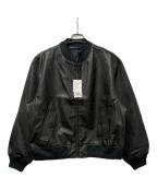 TAKEO KIKUCHIタケオキクチ）の古着「フェイクレザージャケット」｜ブラック