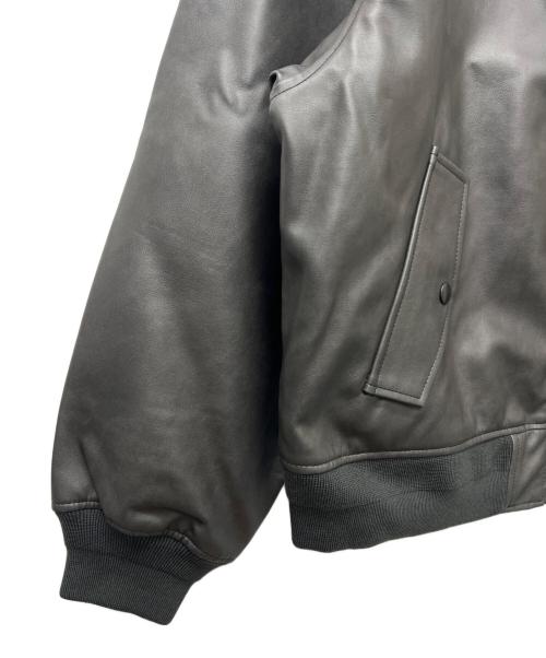 TAKEO KIKUCHI（タケオキクチ）TAKEO KIKUCHI (タケオキクチ) フェイクレザージャケット ブラック サイズ:Ｌの古着・服飾アイテム