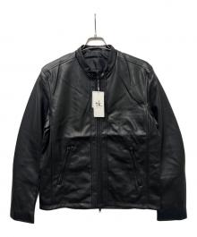 TAKEO KIKUCHI（タケオキクチ）の古着「フェイクレザージャケット」｜ブラック