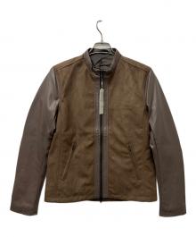 TAKEO KIKUCHI（タケオキクチ）の古着「フェイクレザージャケット」｜ベージュ