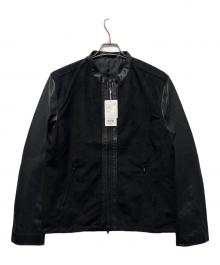 TAKEO KIKUCHI（タケオキクチ）の古着「フェイクレザージャケット」｜ブラック