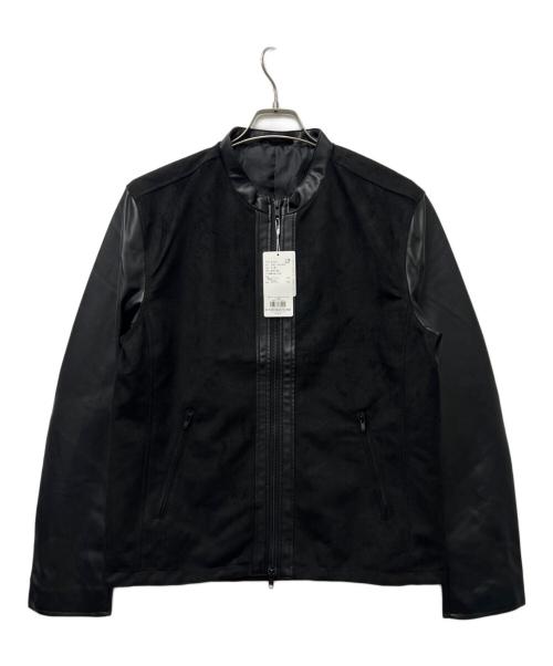 TAKEO KIKUCHI（タケオキクチ）TAKEO KIKUCHI (タケオキクチ) フェイクレザージャケット ブラック サイズ:ＸＬの古着・服飾アイテム