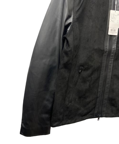TAKEO KIKUCHI（タケオキクチ）TAKEO KIKUCHI (タケオキクチ) フェイクレザージャケット ブラック サイズ:ＸＬの古着・服飾アイテム