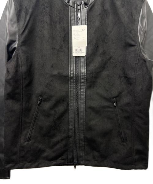 TAKEO KIKUCHI（タケオキクチ）TAKEO KIKUCHI (タケオキクチ) フェイクレザージャケット ブラック サイズ:ＸＬの古着・服飾アイテム