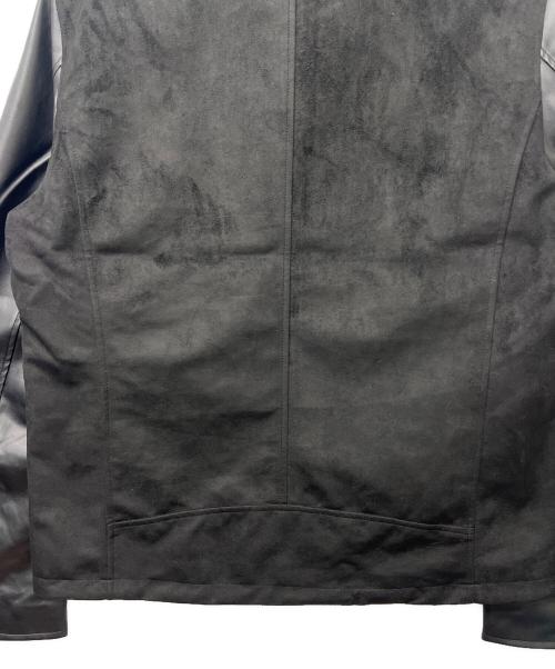 TAKEO KIKUCHI（タケオキクチ）TAKEO KIKUCHI (タケオキクチ) フェイクレザージャケット ブラック サイズ:ＸＬの古着・服飾アイテム