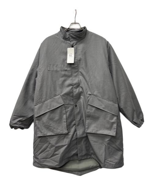 TAKEO KIKUCHI（タケオキクチ）TAKEO KIKUCHI (タケオキクチ) ライナー付中綿ジャケット グレー サイズ:Ｍの古着・服飾アイテム