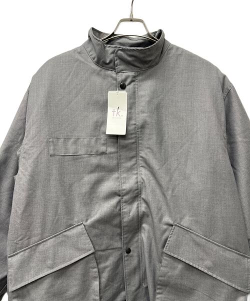 TAKEO KIKUCHI（タケオキクチ）TAKEO KIKUCHI (タケオキクチ) ライナー付中綿ジャケット グレー サイズ:Ｍの古着・服飾アイテム