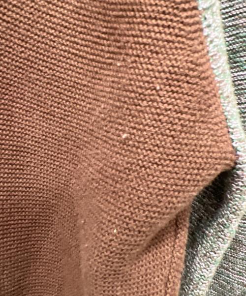 BoTT（ボット）BoTT (ボット) Marled Knit Polo グレー×ブラウン サイズ:Ｓの古着・服飾アイテム