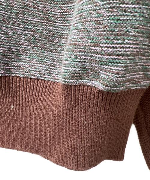 BoTT（ボット）BoTT (ボット) Marled Knit Polo グレー×ブラウン サイズ:Ｓの古着・服飾アイテム