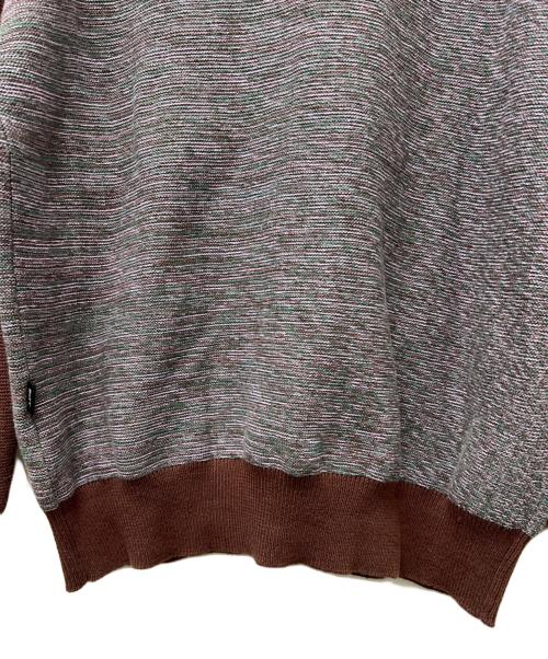 BoTT（ボット）BoTT (ボット) Marled Knit Polo グレー×ブラウン サイズ:Ｓの古着・服飾アイテム
