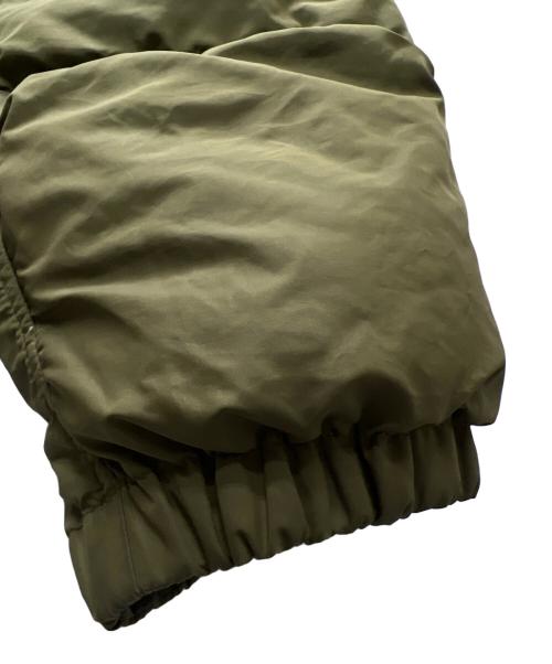 FIRST DOWN（ファーストダウン）FIRST DOWN (ファーストダウン) リバーシブルダウンジャケット グレー×カーキ サイズ:Ｌの古着・服飾アイテム