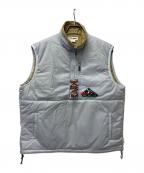 TTT MSWティー）の古着「パフべスト」｜スカイブルー