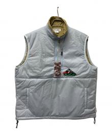 TTT MSW（ティー）の古着「パフべスト」｜スカイブルー