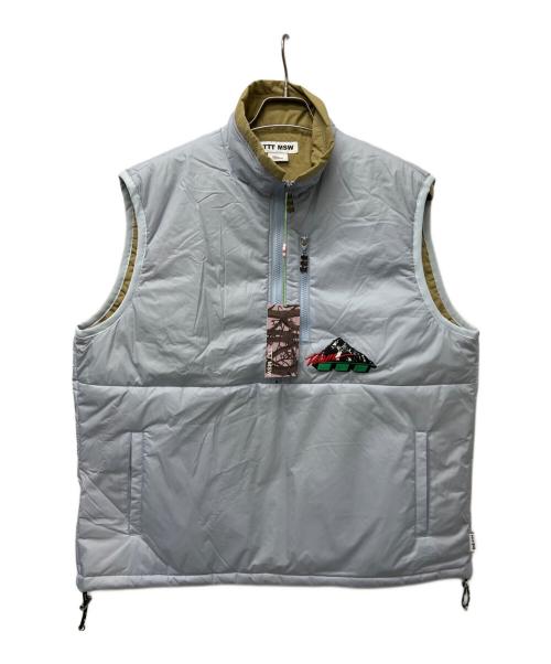 TTT MSW（ティー）TTT MSW (ティー) パフべスト スカイブルー サイズ:Ｌの古着・服飾アイテム