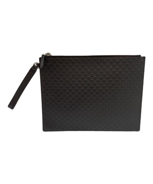 GUCCI（グッチ）GUCCI (グッチ) クラッチバッグ ブラウンの古着・服飾アイテム