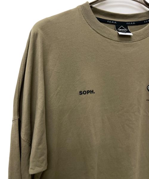 F.C.Real Bristol（エフシーレアルブリストル）F.C.Real Bristol (エフシーレアルブリストル) ロングスリーブカットソー オリーブ サイズ:Mの古着・服飾アイテム