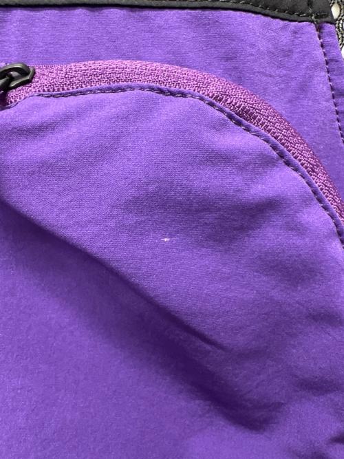 THE NORTH FACE（ザ ノース フェイス）THE NORTH FACE (ザ ノース フェイス) BEAMS (ビームス) OUTDOOR UTILITY VEST ブラック×パープル サイズ:ＸＬの古着・服飾アイテム