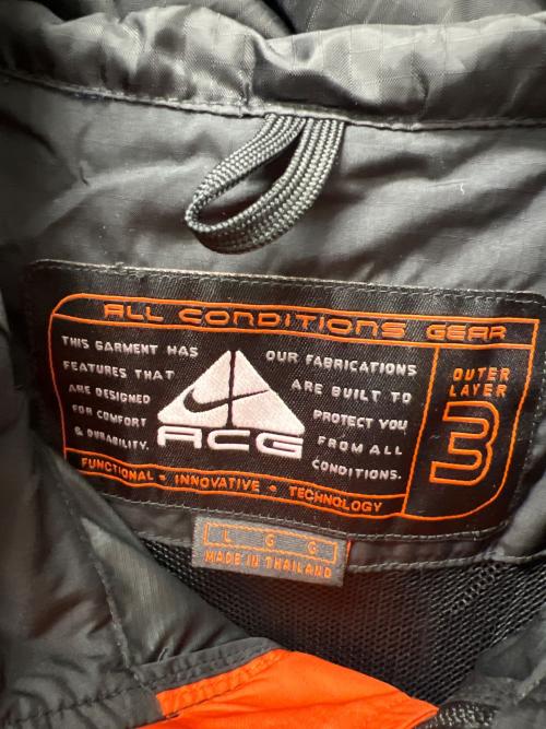 NIKE ACG（ナイキエーシージー）NIKE ACG (ナイキエーシージー) アノラックパーカー ブラック サイズ:Ｌの古着・服飾アイテム