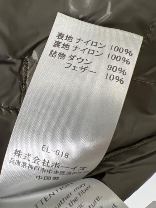 DANTON（ダントン）DANTON (ダントン) インナーダウンジャケット オリーブ サイズ:Ｓの古着・服飾アイテム