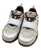 NIKEナイキ）の古着「ローカットスニーカー」｜ブラウン×ホワイト