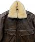 SKELLY (スケリー) レザーフライトジャケット ブラウン サイズ:Ｍ：9000円