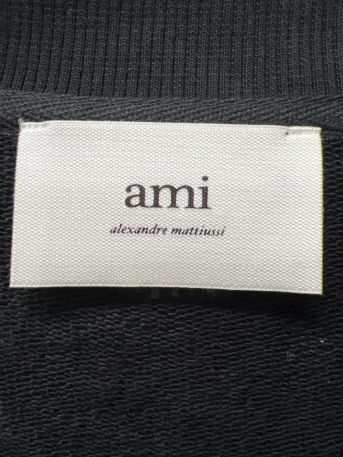 ami（アミ）ami (アミ) ループバックオーガニックコットンフリース ブラック サイズ:ＸＬの古着・服飾アイテム