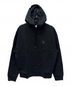 maison kitsuneメゾンキツネ）の古着「プルオーバーパーカー」｜ブラック