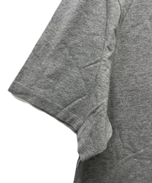 maison kitsune（メゾンキツネ）maison kitsune (メゾンキツネ) 半袖カットソー グレー サイズ:ＸＬの古着・服飾アイテム